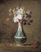 Jean Baptiste Simeon Chardin Carnation flowers France oil painting artist